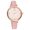 Poze by Sonata Quartz Analog Pink Dial PU Leather Strap Watch for Women