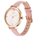Poze by Sonata Quartz Analog Pink Dial PU Leather Strap Watch for Women