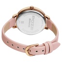 Poze by Sonata Quartz Analog Pink Dial PU Leather Strap Watch for Women