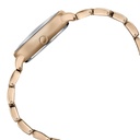 Sonata Poze Quartz Analog Mother Of Pearl Round Dial Two Toned Metal & Plastic Strap Watch For Women