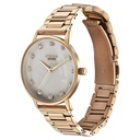 Sonata Poze Quartz Analog White Dial Metal Strap Watch for Women