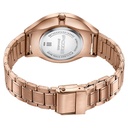 Sonata Poze Quartz Analog Beige Dial Rose Gold Colour Stainless Steel Strap Watch For Women