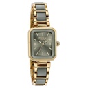 Sonata Poze Quartz Analog Green Dial Two Toned Metal & Plastic Strap Watch For Women