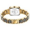 Sonata Poze Quartz Analog Green Dial Two Toned Metal & Plastic Strap Watch For Women