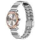 Sonata Poze Quartz Analog Silver Dial Silver Metal Strap Watch For Women