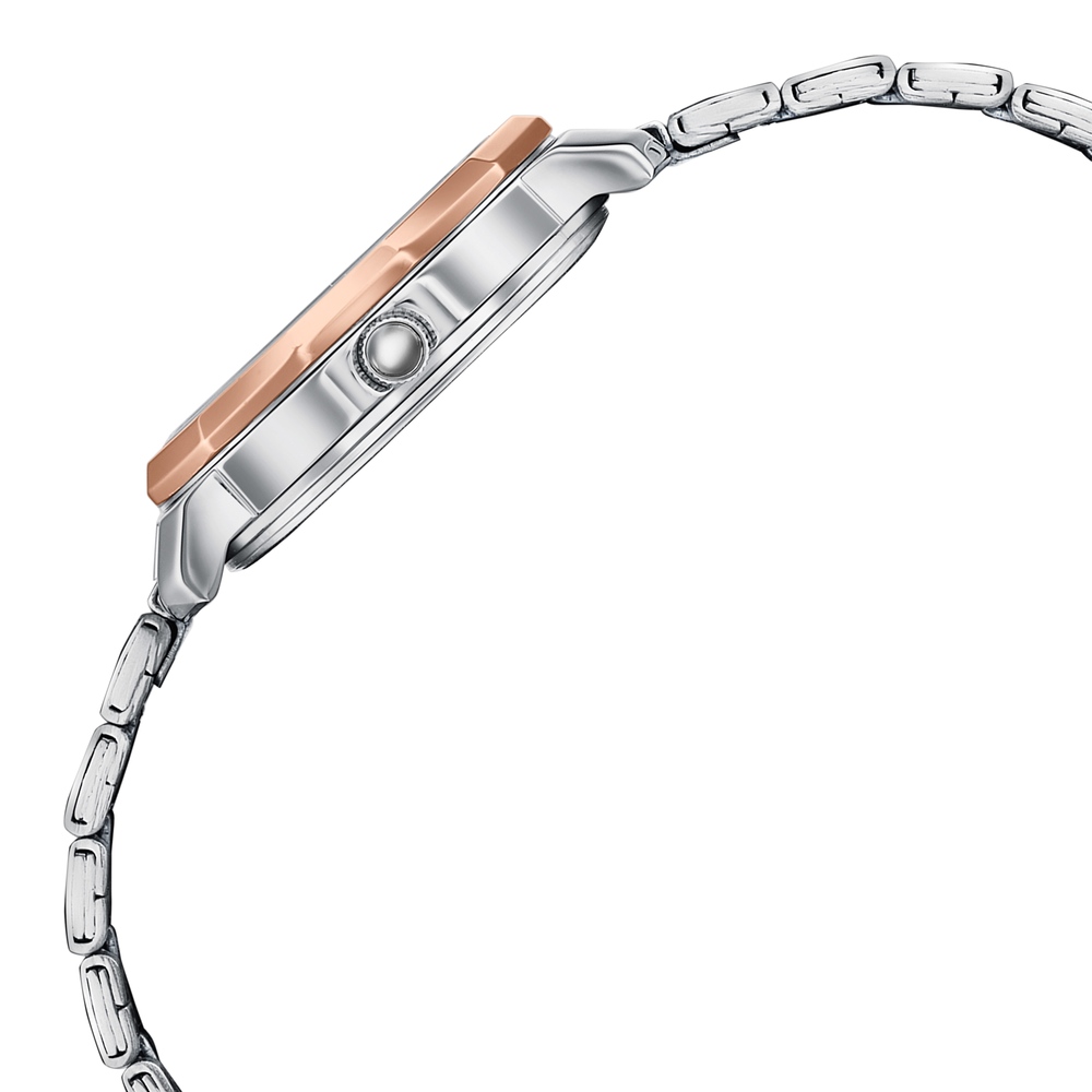 Sonata Poze Quartz Analog Silver Dial Silver Metal Strap Watch For Women