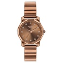 Sonata Poze Quartz Analog Brown Dial Brown Metal Strap Watch For Women
