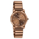 Sonata Poze Quartz Analog Brown Dial Brown Metal Strap Watch For Women