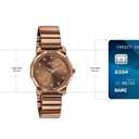 Sonata Poze Quartz Analog Brown Dial Brown Metal Strap Watch For Women
