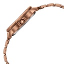 Sonata Poze Quartz Analog Brown Dial Brown Metal Strap Watch For Women