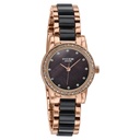 Sonata Poze Quartz Analog White Dial Two Toned Metal & Plastic Strap Watch For Women