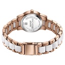 Sonata Poze Quartz Analog Black Dial Two Toned Metal & Plastic Strap Watch For Women