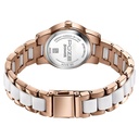 Sonata Poze Quartz Analog Black Dial Two Toned Metal & Plastic Strap Watch For Women
