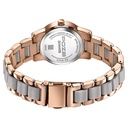 Sonata Poze Quartz Analog Beige Dial Two Toned Metal & Plastic Strap Watch For Women