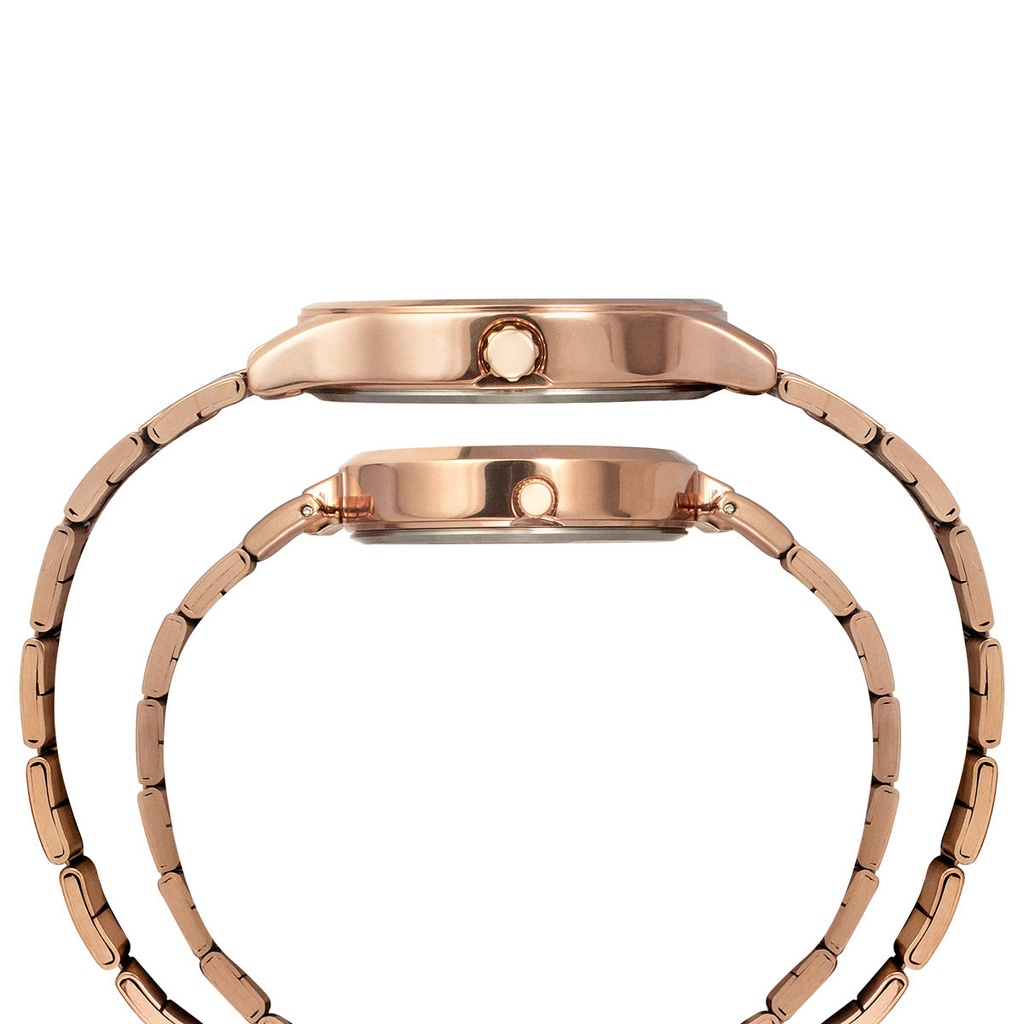 Timex Fashion Collection Premium Quality 3 Hands Pair's Analog Blue Dial Coloured Quartz Watch, Round Dial with 42 mm Case width - TW00PR296