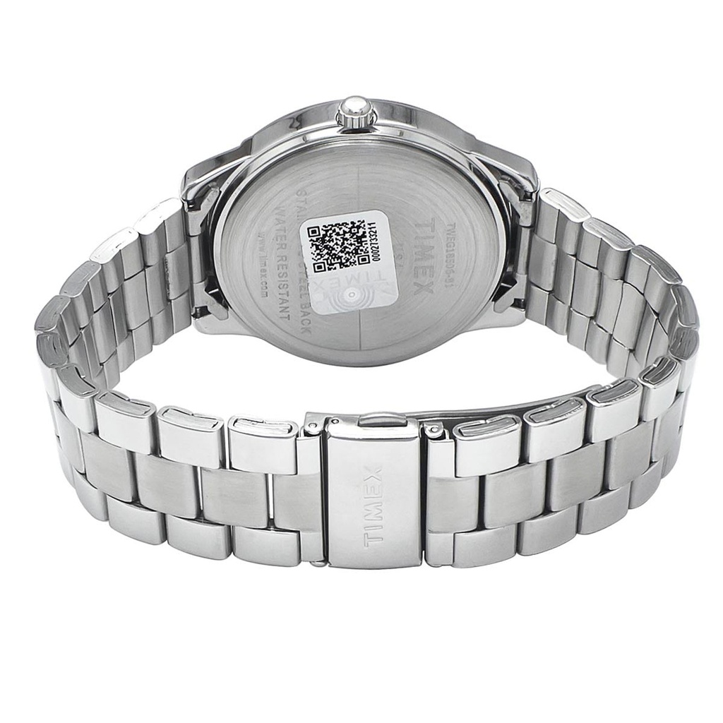 Timex Fashion Men's Silver Dial Round Case Multifunction Function Watch -TWEG18506