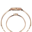 Timex Fria Women Rose Gold Round Dial Analog Watch with Bracelet - TWEL18502