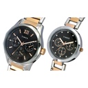 Timex Empera Pairs Black Dial Round Case Multifunction Function Watch -TW00PR279