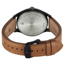 Titan Neo Basics Analog with Beige Dial Brown Leather Strap Watch for Men