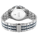 Sonata Eternia Quartz Multifunction Blue Dial Metal Strap Watch For Men