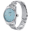 Sonata Poze Quartz Analog Blue Dial Silver Metal Strap Watch For Men