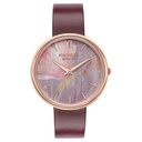 Sonata Poze Quartz Analog Multicoloured Dial Leather Strap Watch For Women