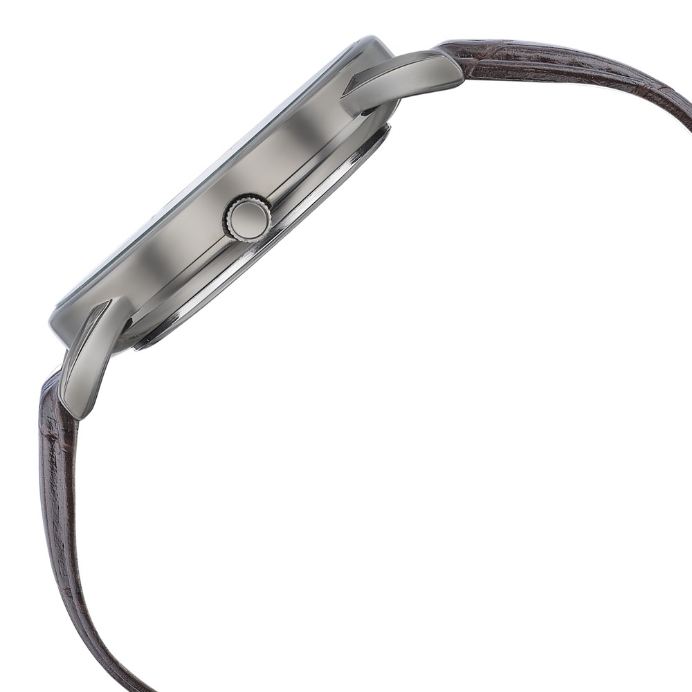 Sonata Poze Quartz Analog Green Dial Brown Color Leather Strap Watch For Men