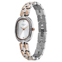 Titan Raga Showstopper Quartz Analog Silver Dial Two Toned Metal Strap Watch For Women
