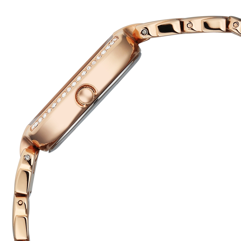 Titan Raga Showstopper Quartz Analog Rose Gold Dial Rose Gold Metal Strap Watch For Women