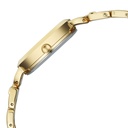 Titan Raga Showstopper Quartz Analog Silver Dial Golden Metal Strap Watch For Women