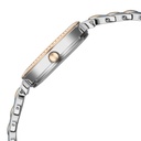 Titan Raga Showstopper Quartz Analog Rose Gold Dial Two Toned Metal Strap Watch For Women