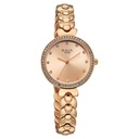 Titan Raga Showstopper Quartz Analog Rose Gold Dial Rose Gold Metal Strap Watch For Women