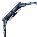 Titan Weekender 60 Hours Power Reserve Concealed Automatic Analog Blue Dial Blue Stainless Steel Strap Watch for Men