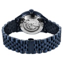 Titan Weekender 60 Hours Power Reserve Concealed Automatic Analog Blue Dial Blue Stainless Steel Strap Watch for Men