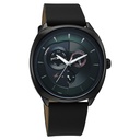 Fastrack Tik Tok Quartz Multifunction Green Dial Leather Strap Watch For Guys