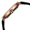 Fastrack Tik Tok Quartz Multifunction Black Dial Leather Strap Watch For Guys