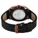 Fastrack Tik Tok Quartz Multifunction Black Dial Leather Strap Watch For Guys