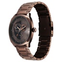 Fastrack Tik Tok Quartz Multifunction Brown Dial Stainless Steel Strap Watch For Guys