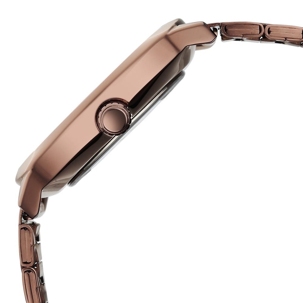 Fastrack Tik Tok Quartz Multifunction Brown Dial Stainless Steel Strap Watch For Guys