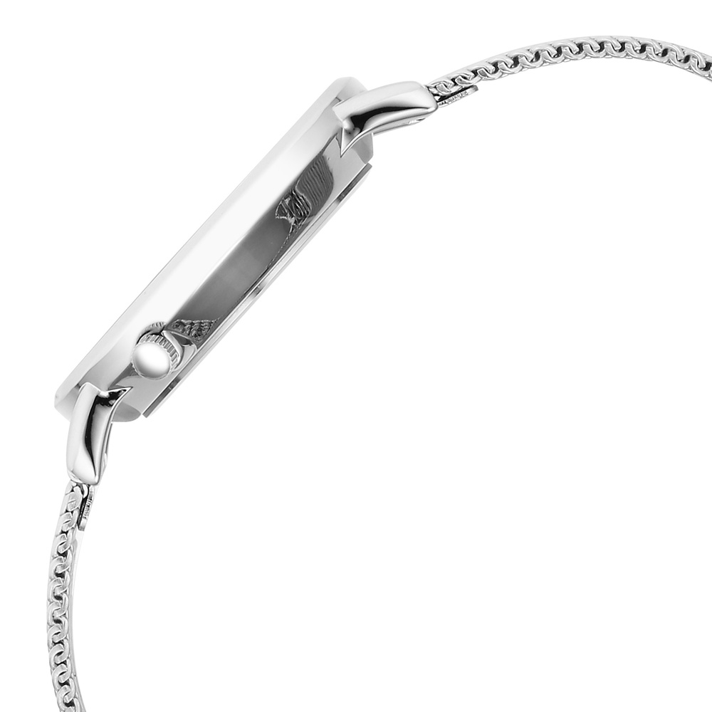 Fastrack Stunners X Quartz Analog Pink Dial Stainless Steel Strap Watch For Girls