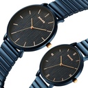 Sonata Soulmate Quartz Analog Blue Dial Blue Stainless Steel Strap Watch For Couple