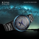 Titan Caelum Sun Moon Sub-Dial in Gunmetal Grey - Stellar Edition