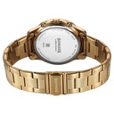 Sonata Chronos Quartz Analog with Date Green Dial Golden Colour Stainless Steel Strap Watch For Men