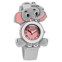 Zoop Analog Elephant Watch with Pink Dial & Grey Strap for Boys Girls Kids, from House of Titan