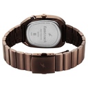 Fastrack UFO Quartz Multifunction Black Dial Brown Stainless Steel Strap Watch For Guys