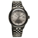 Titan Weekender 60 Hours Power Reserve Concealed Automatic Analog Gun Dial Dark Gun Stainless Steel Strap Watch for Men