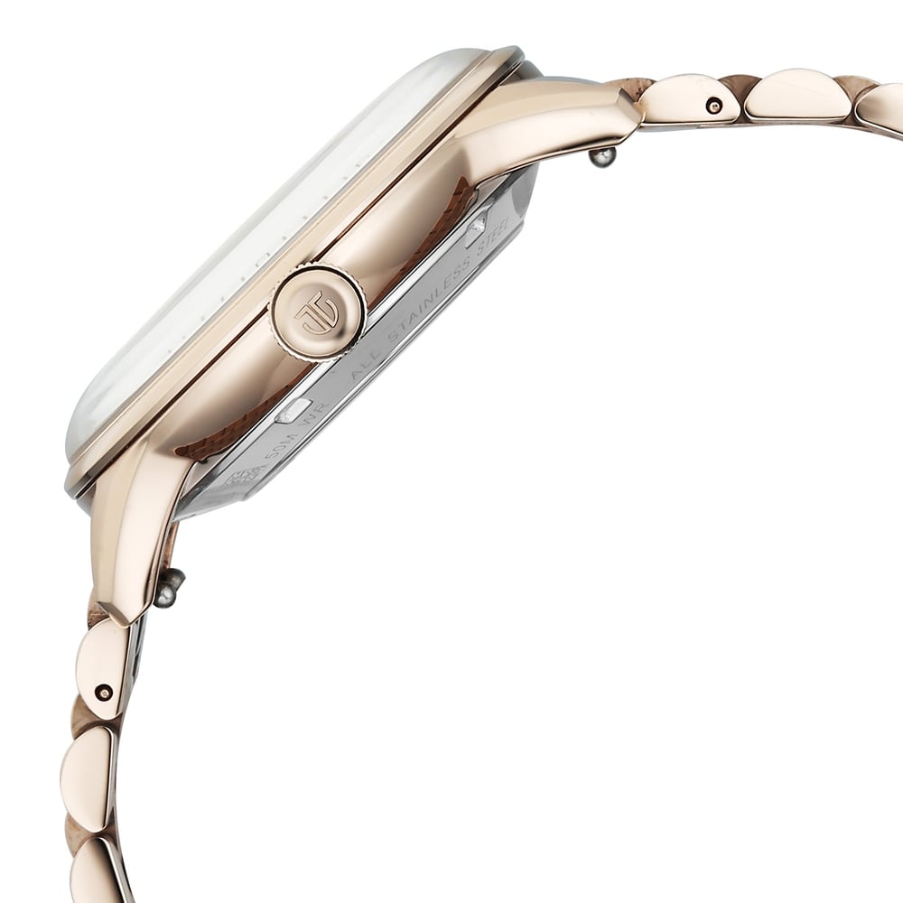 Titan Weekender 60 Hours Power Reserve Concealed Automatic Analog White Dial Stainless Steel Strap Watch for Men