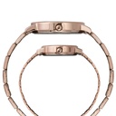 TIMEX Round Silver Dial Analog Pair's Watch - TW00PR338