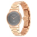 Titan Edge Anthracite Dial Quartz Stainless Steel Strap Watch for Men