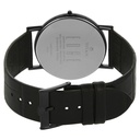 Titan Edge Quartz Analog Black Dial Black Leather Strap Watch For Men